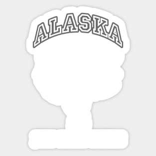 Alaska Moose Sticker